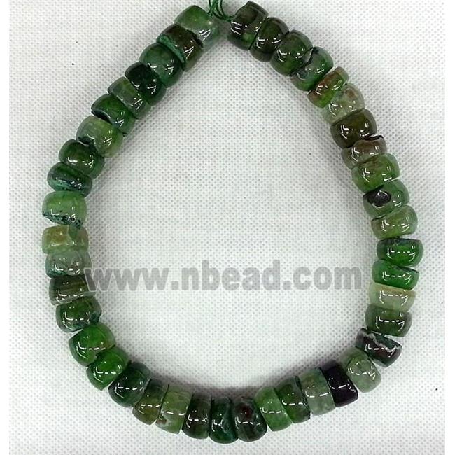 green Agate heishi beads