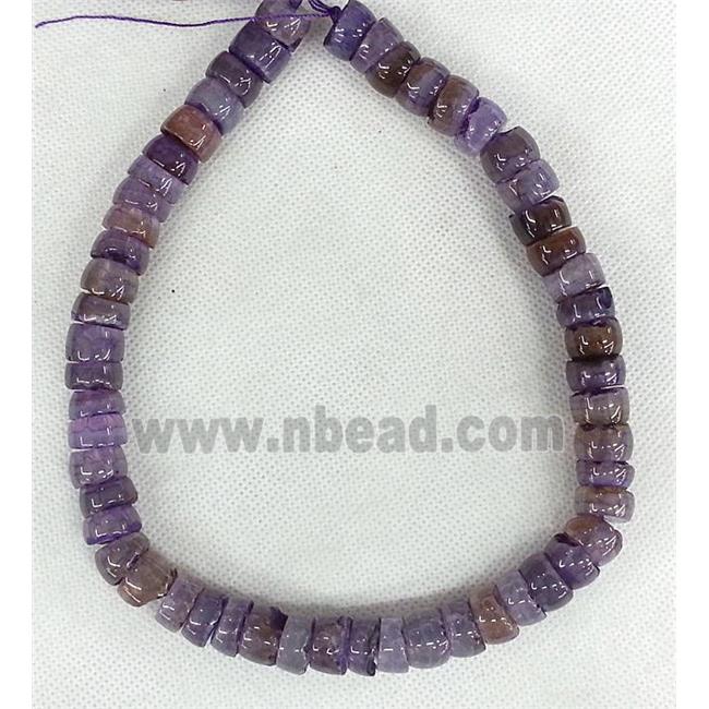 purple Agate heishi beads