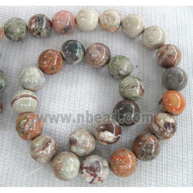 ocean jasper beads, round