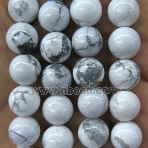 round white Howlite Turquoise beads