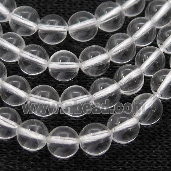 round Clear Quartz beads