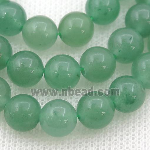 round Green Aventurine beads