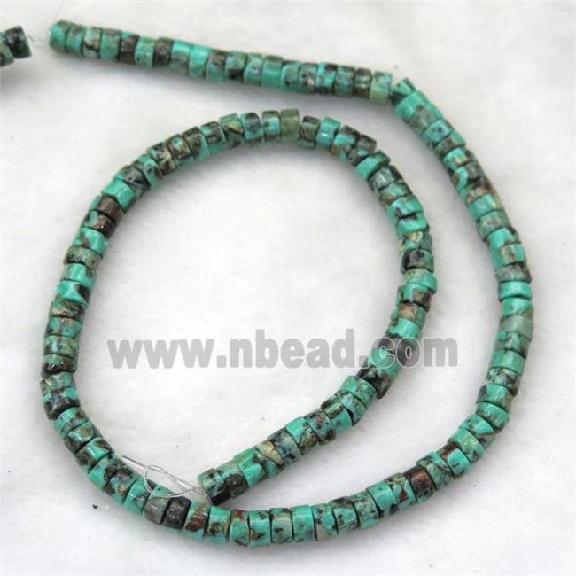 synthetical African Turquoise heishi beads