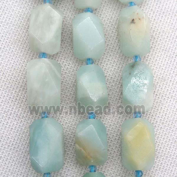 Chinese Amazonite nugget beads, freeform