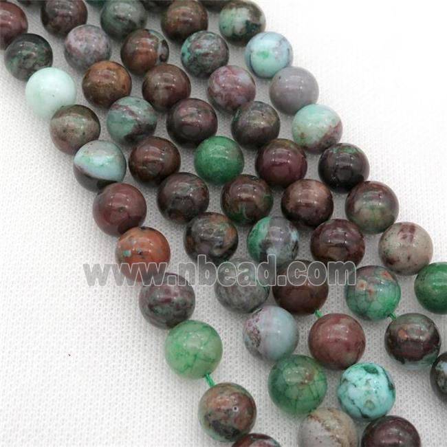 round African Jadeite beads, dye