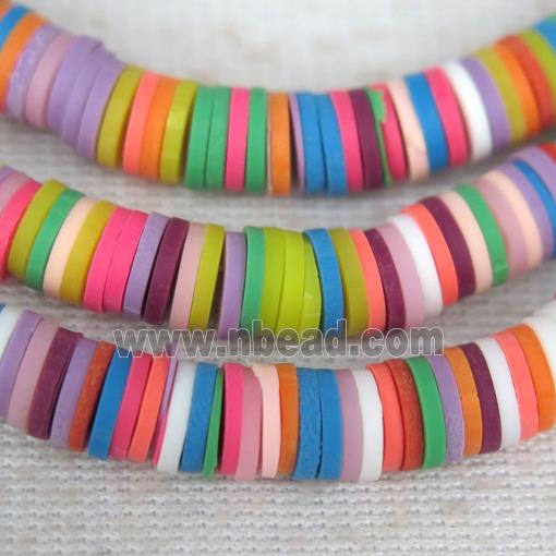 Fimo Polymer Clay Heishi Beads, mix color