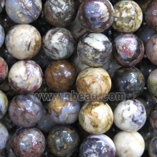 round Pietersite Jasper beads