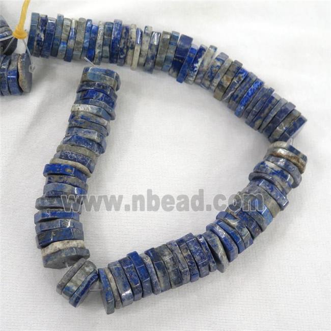 blue lapis lazuli beads, heishi