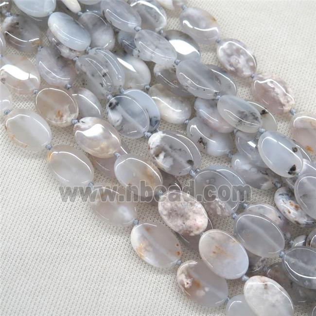 Cherry Agate Beads, oval