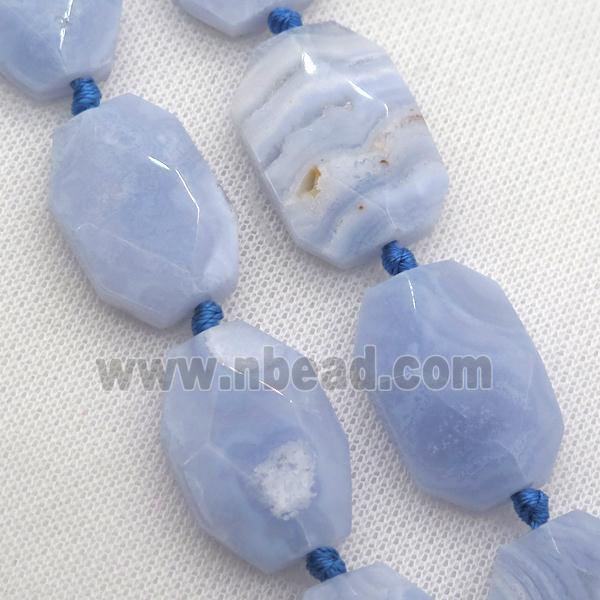 Blue Lace Agate slab beads