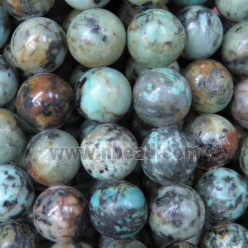 round African Turquoise Beads
