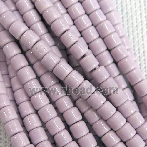 purple Oxidative Agate heishi beads