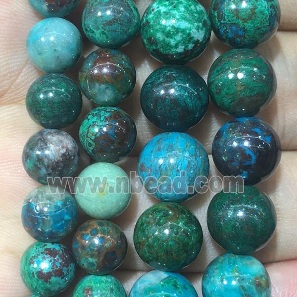 natural Chrysocolla Beads, round