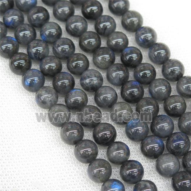 black Labradorite Beads, blue light, AAAA-Grade