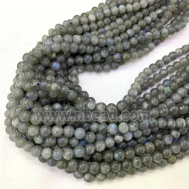 Labradorite bead, AA Grade, round