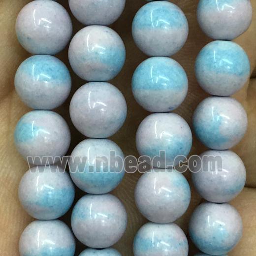 dichromatic round Alashan Agate Beads