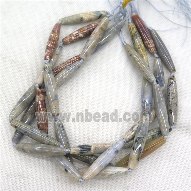 natural Ocean Agate rice beads