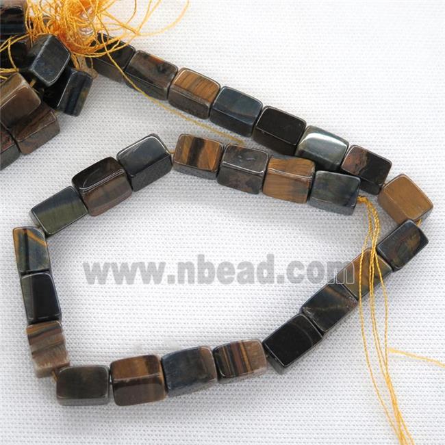 tiger eye stone cuboid beads