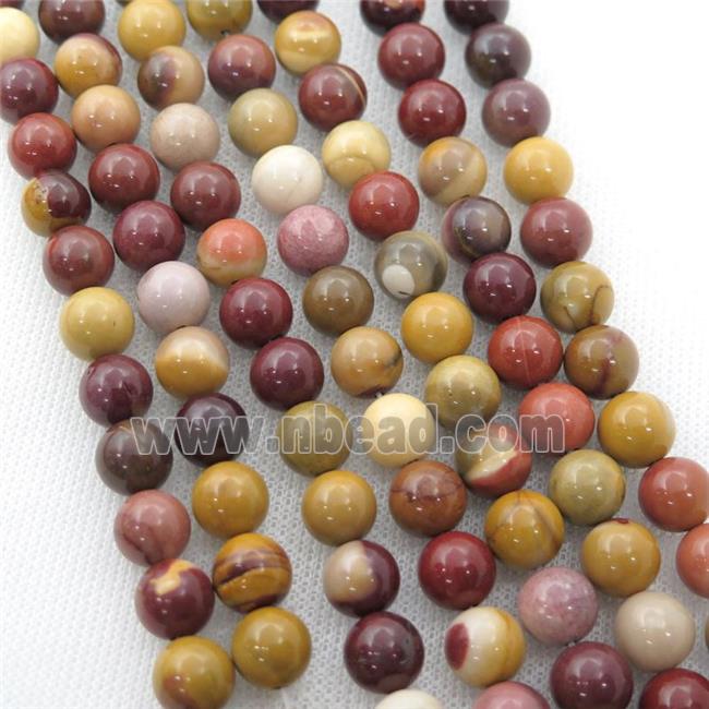 round Mookaite Beads