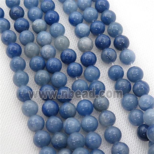 blue Aventurine Beads, round