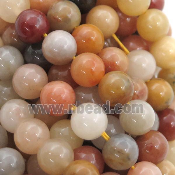 round Chalcedony Beads