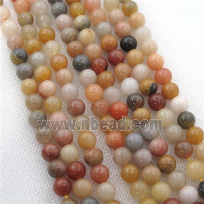 round Chalcedony Beads