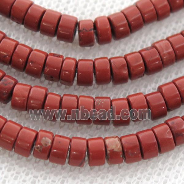 red Jasper heishi beads