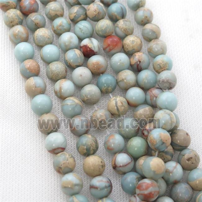 Imperial Jasper beads, round, AA-grade