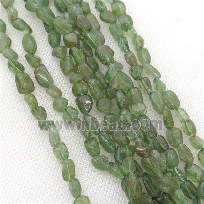 green Apatite beads chip