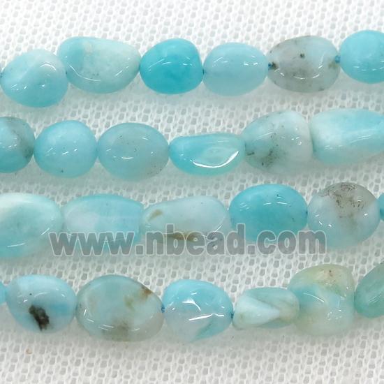 blue Amazonite beads chip