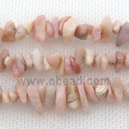 Pink Opal chip beads