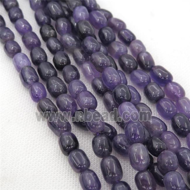 purple Amethyst beads, freeform