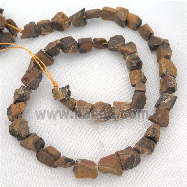 Tiger eye stone chip beads