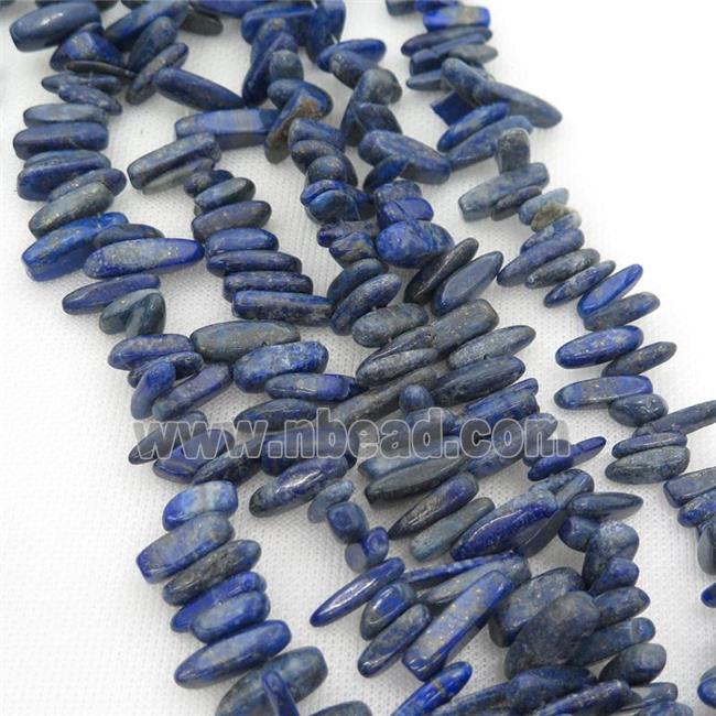 blue Lapis Chip Beads