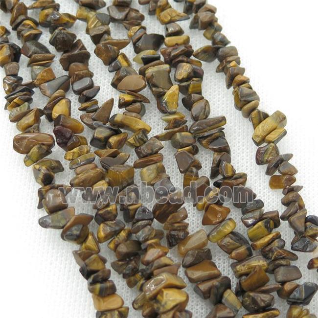 tiger eye stone chip beads