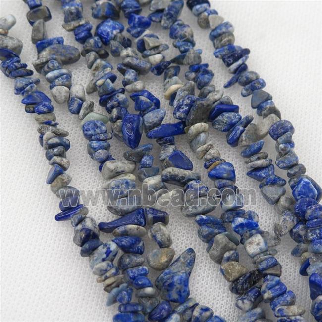 blue Lapis Lazuli beads chip