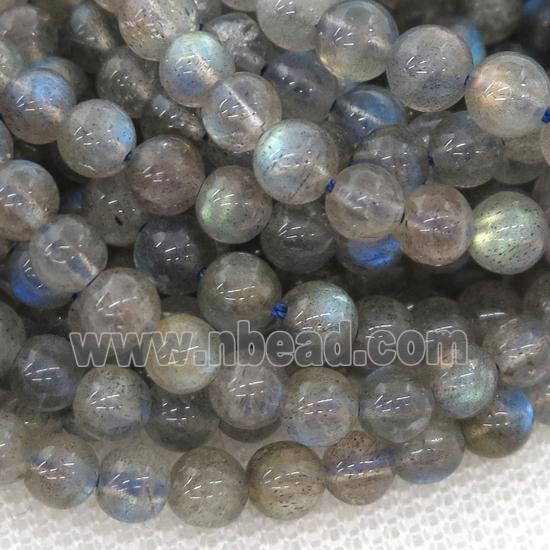 round Labradorite Beads, AA-grade