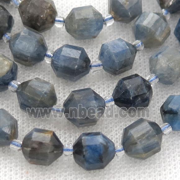 blue Kyanite bullet beads