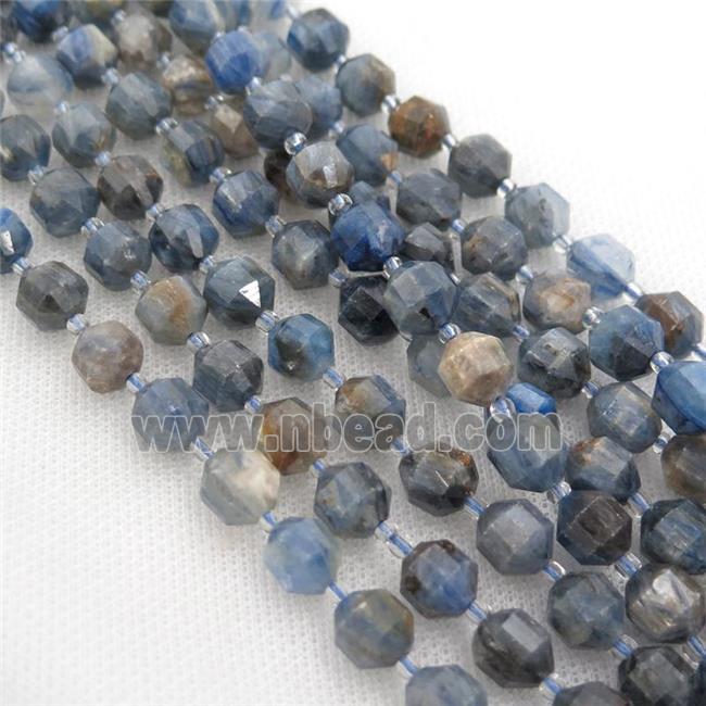 blue Kyanite bullet beads