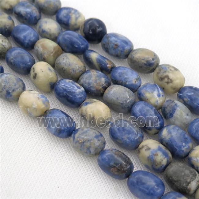 blue Sodalite Beads, freeform
