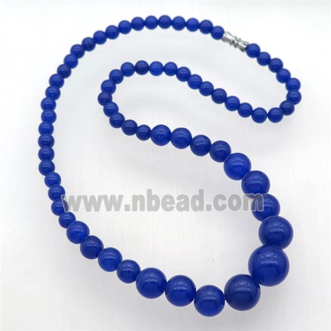 dp.blue Malaysia Jade Necklaces with screw clasp