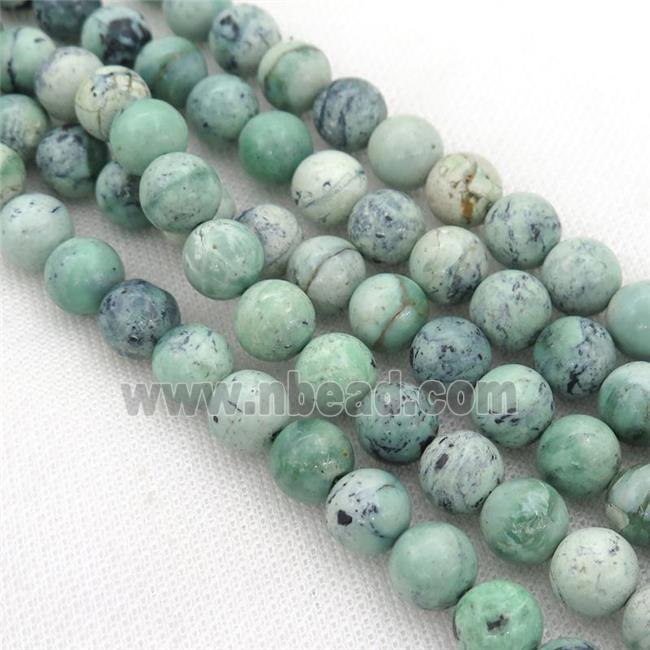 natural Chinese Turquoise Beads, round, green