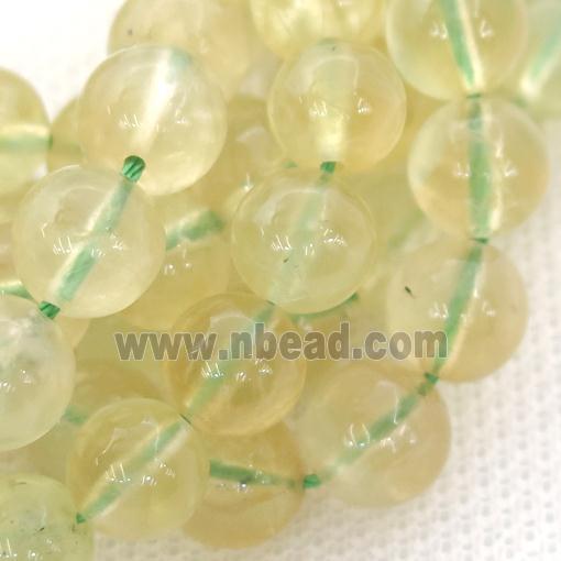 Olive Zoisite Beads, round