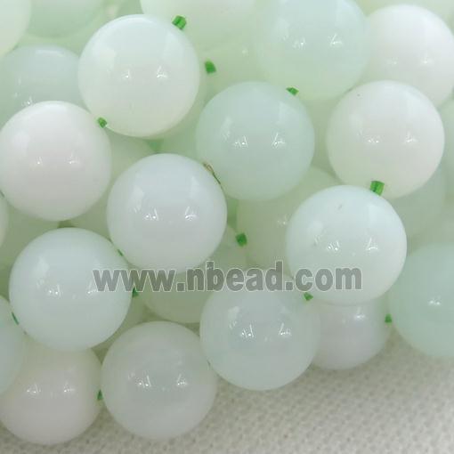 green Opal Beads, round