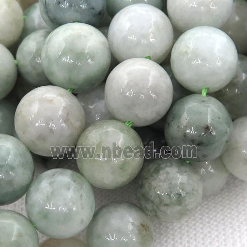 Burmese Chrysoprase Beads, round