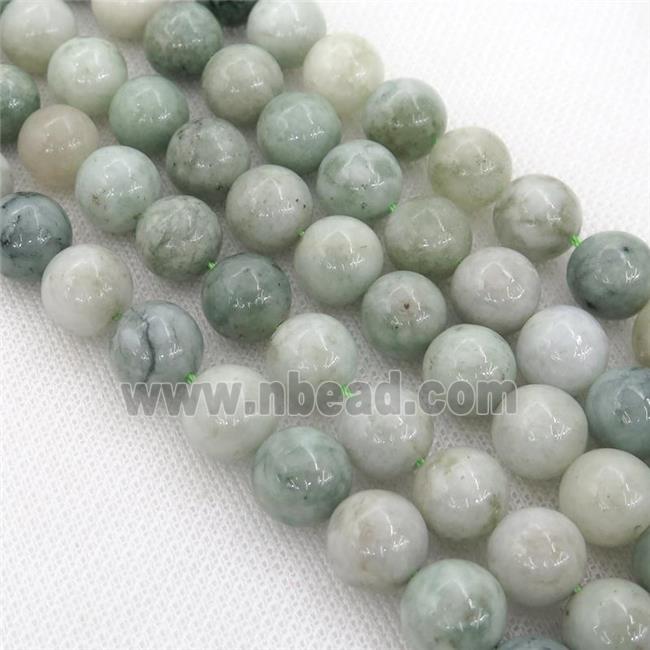 Burmese Chrysoprase Beads, round