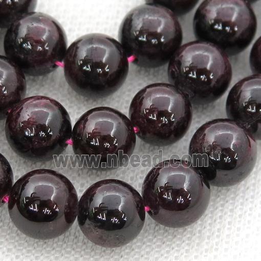darkred Garnet Beads, round