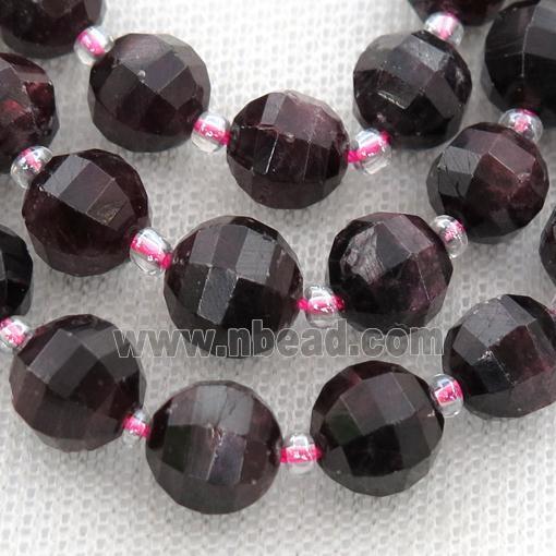 darkred Garnet lantern Beads