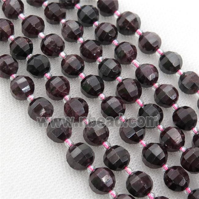 darkred Garnet lantern Beads