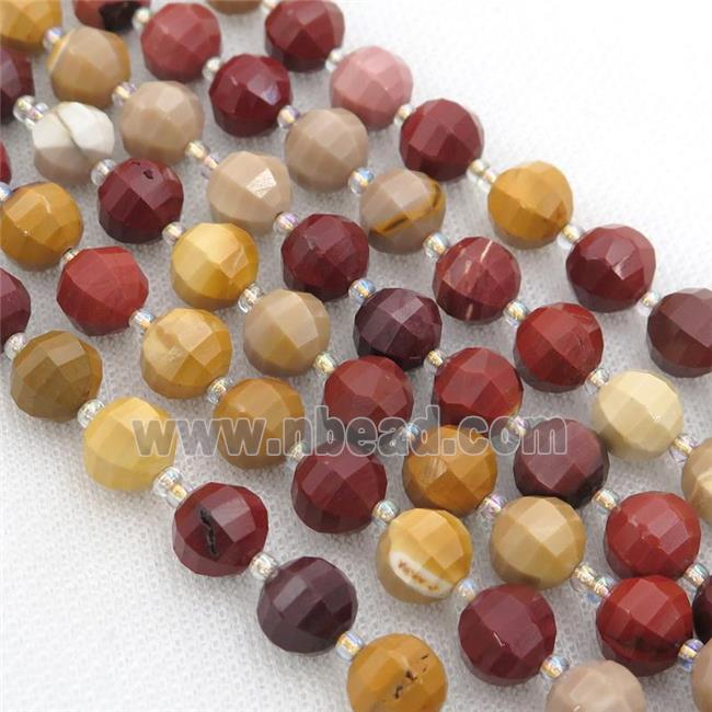 Mookaite lantern Beads